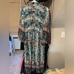 UMGEE Long Kimono with Pockets